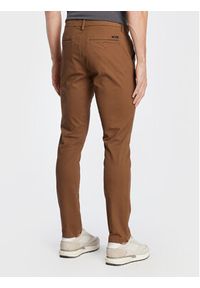 Blend Spodnie materiałowe Multiflex 20714235 Brązowy Regular Fit. Kolor: brązowy. Materiał: bawełna