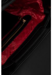 Love Moschino Plecak damski kolor czarny mały z aplikacją. Kolor: czarny. Wzór: aplikacja #4