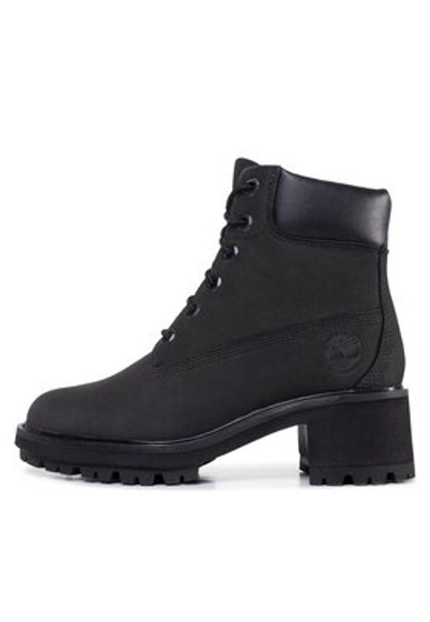 Timberland Trapery Kinsley TB0A25C4001 Czarny. Kolor: czarny. Materiał: nubuk, skóra