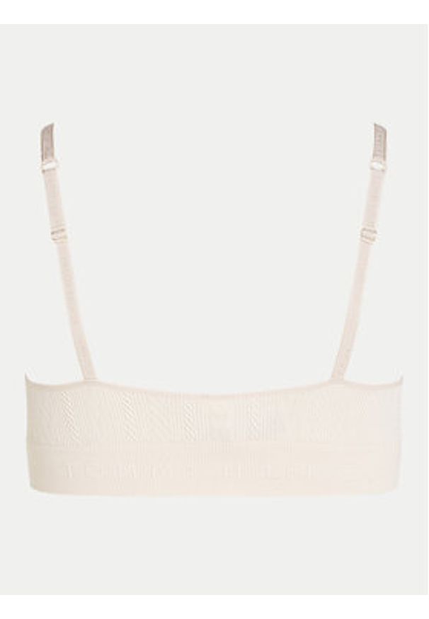 TOMMY HILFIGER - Tommy Hilfiger Biustonosz top UW0UW05501 Beżowy. Kolor: beżowy. Materiał: syntetyk