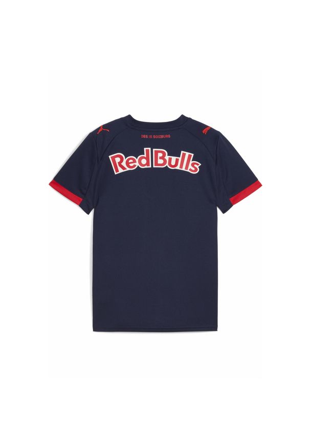 Puma - Młodzieżowa koszulka wyjazdowa FC Red Bull Salzburg 25/26 PUMA New Navy Red Blue. Kolor: niebieski