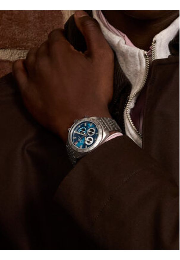 Timex Zegarek Waterbury TW2Y18500 Srebrny. Kolor: srebrny