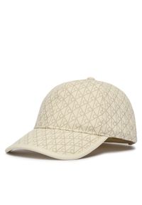 Czapka z daszkiem Calvin Klein. Kolor: kremowy #1