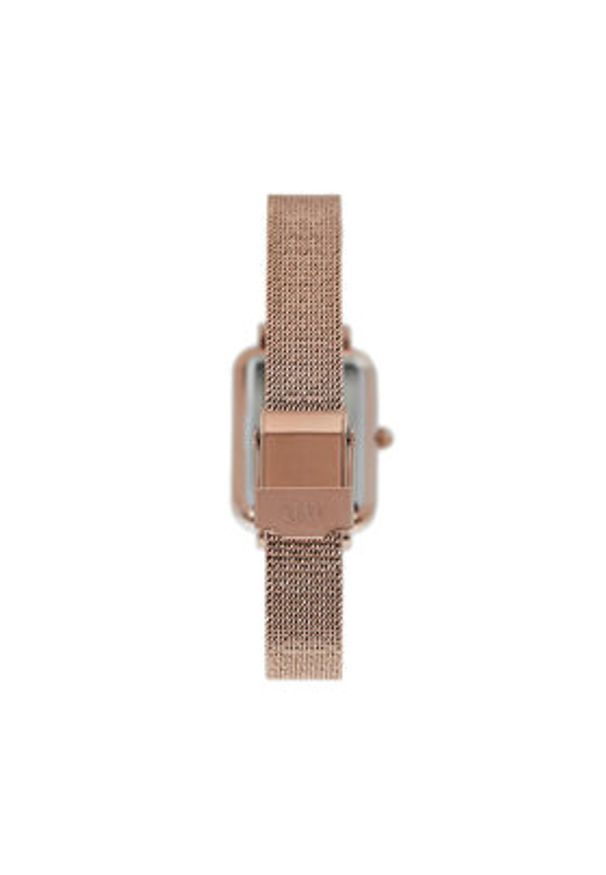 Daniel Wellington Zegarek Quadro Pressed DW00100510 Złoty. Kolor: złoty
