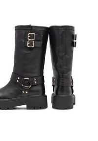 Badura Botki INES-9187 Czarny. Kolor: czarny. Materiał: skóra #6