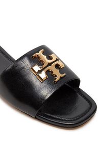 Tory Burch Klapki Eleanor 157966 Czarny. Kolor: czarny. Materiał: skóra