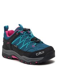 CMP Trekkingi Kids Rigel Low Trekking Shoes Wp 3Q13244 Niebieski. Kolor: niebieski. Materiał: zamsz, skóra. Sport: turystyka piesza