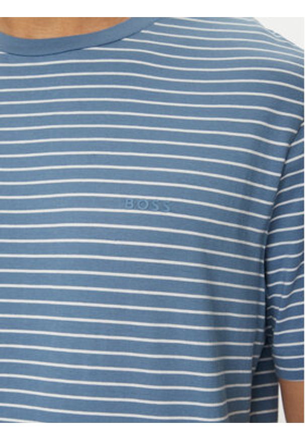 BOSS T-Shirt TalesStripe 50499334 Niebieski Relaxed Fit. Kolor: niebieski. Materiał: bawełna