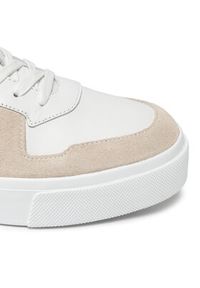 Calvin Klein Sneakersy Low Top Lace Up Lth HM0HM00495 Biały. Kolor: biały. Materiał: skóra