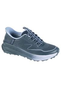 skechers - Buty sportowe Sneakersy damskie, Slip-Ins: Switch Back - Mist. Kolor: niebieski. Model: Skechers Sport. Sport: turystyka piesza