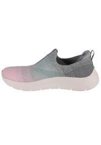 skechers - Buty do chodzenia damskie Skechers Go Walk Flex Cali Sunset. Kolor: różowy. Materiał: syntetyk, materiał. Szerokość cholewki: normalna. Sport: turystyka piesza