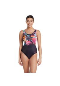 ZOGGS - Zoggs Savannah Kostium Kąpielowy Z Wycięciem Na Plecach – Rozmiar 32. Kolor: czarny #1