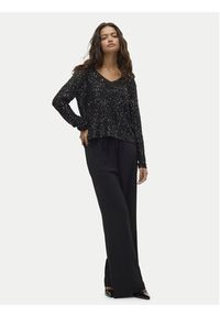 Vero Moda Bluzka Leilani 10318223 Czarny Loose Fit. Kolor: czarny. Materiał: syntetyk #2