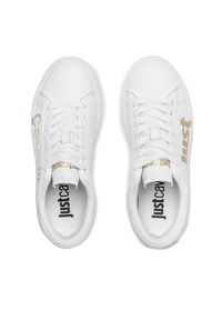 Just Cavalli Sneakersy 74RB3SB4 Biały. Kolor: biały