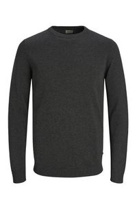 Jack & Jones - Jack&Jones Sweter Basic 12137190 Szary Regular Fit. Kolor: szary. Materiał: bawełna #6