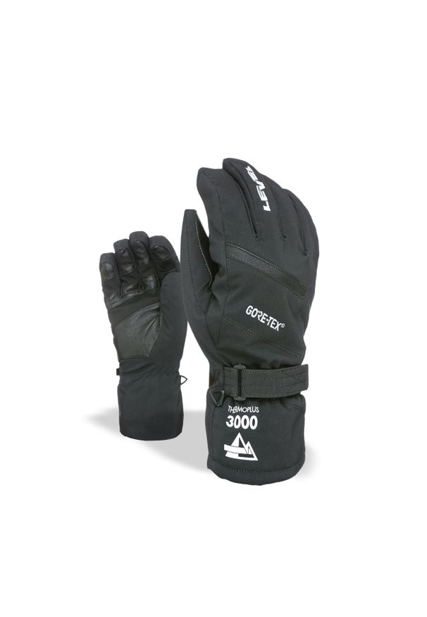 Rękawice narciarskie męskie Level Evolution Gore-Tex. Kolor: czarny. Technologia: Gore-Tex. Sezon: zima. Sport: narciarstwo