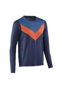 Koszulka sportowa z długim rękawem CEP Chevron męska. Kolor: pomarańczowy, wielokolorowy, niebieski. Materiał: materiał. Długość rękawa: długi rękaw. Długość: długie. Sport: fitness