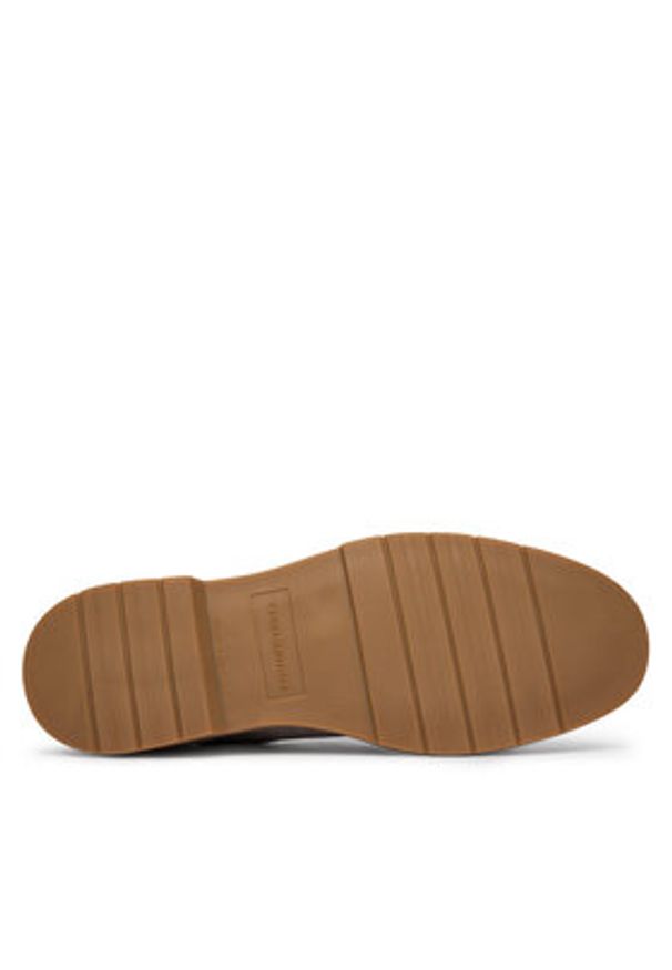 TOMMY HILFIGER - Tommy Hilfiger Półbuty Lightweight Suede Apron Toe FW0FW09262 Szary. Kolor: szary. Materiał: skóra, zamsz