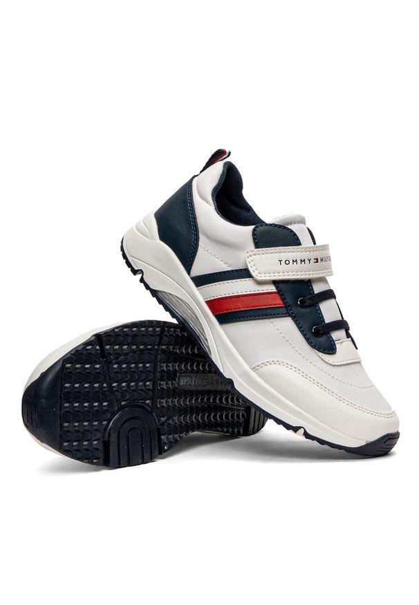 TOMMY HILFIGER - Buty sneakersy dziecięce Tommy Hilfiger Low Cut Lace-Up Biały. Kolor: biały. Sezon: lato
