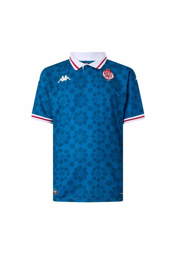 Kappa - Koszulka trzecia Wydad AC 2025/26. Kolor: niebieski. Sport: piłka nożna