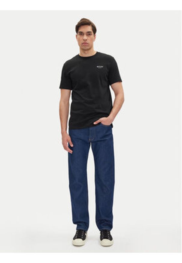 Mustang T-Shirt Austin 1016273 Czarny Regular Fit. Kolor: czarny. Materiał: bawełna