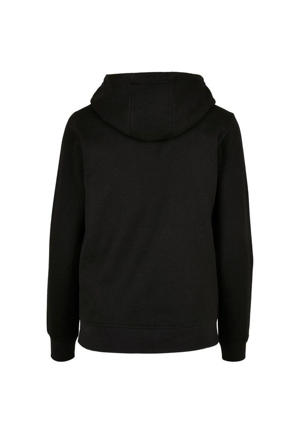 BUILD YOUR BRAND - Bluza Z Kapturem Damska Basic Full Zip. Typ kołnierza: kaptur. Kolor: czarny