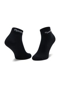 Zestaw 3 par niskich skarpet unisex Reebok - Act Core Ankle Sock 3P GH8166 Black. Kolor: czarny. Materiał: bawełna, poliester, elastan, materiał, nylon #2