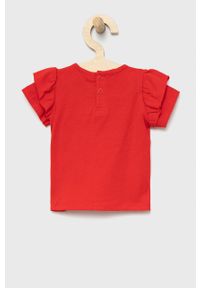 BIRBA&TRYBEYOND - Birba&Trybeyond t-shirt dziecięcy kolor czerwony. Okazja: na co dzień. Kolor: czerwony. Długość rękawa: krótki rękaw. Długość: krótkie. Styl: casual #3