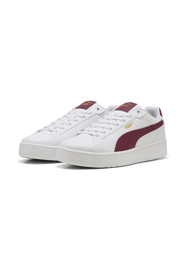 Puma - Sneakersy unisex Court Classico PUMA White Team Regal Red Gold. Kolor: czerwony, biały, wielokolorowy, żółty