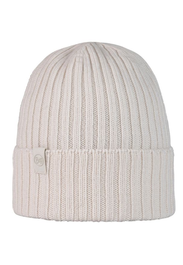 Buff - Czapka zimowa z wełny merino Norval. Kolor: beżowy. Materiał: wełna. Sezon: zima. Styl: sportowy