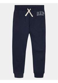 GAP - Gap Spodnie dresowe 550068-01 Granatowy Regular Fit. Kolor: niebieski. Materiał: bawełna