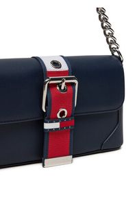 Tommy Jeans Torebka Tjw Idol Shoulder Bag AW0AW16282 Granatowy. Kolor: niebieski. Materiał: skórzane #3