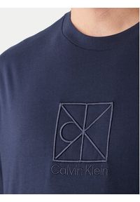 Calvin Klein T-Shirt Emblem Graphic LV14RF817G Granatowy Regular Fit. Kolor: niebieski. Materiał: bawełna #4