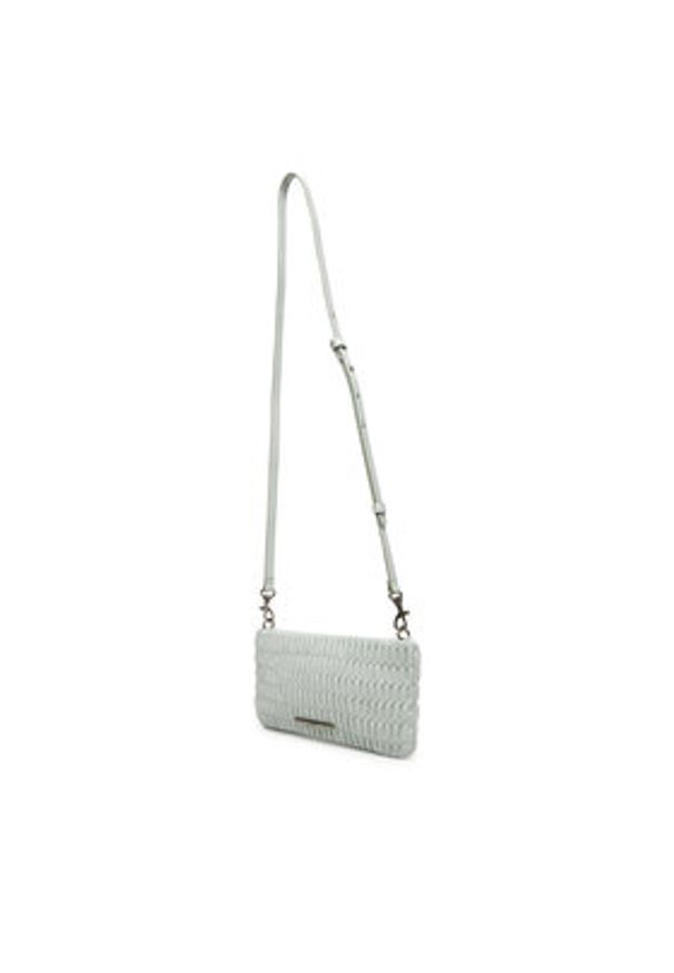 Calvin Klein Jeans Torebka Rouched Zip Top Bag LV04K3090G Szary. Kolor: szary. Materiał: skórzane