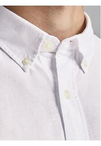 Jack & Jones Koszula 12182486 Biały Slim Fit. Kolor: biały. Materiał: bawełna #6