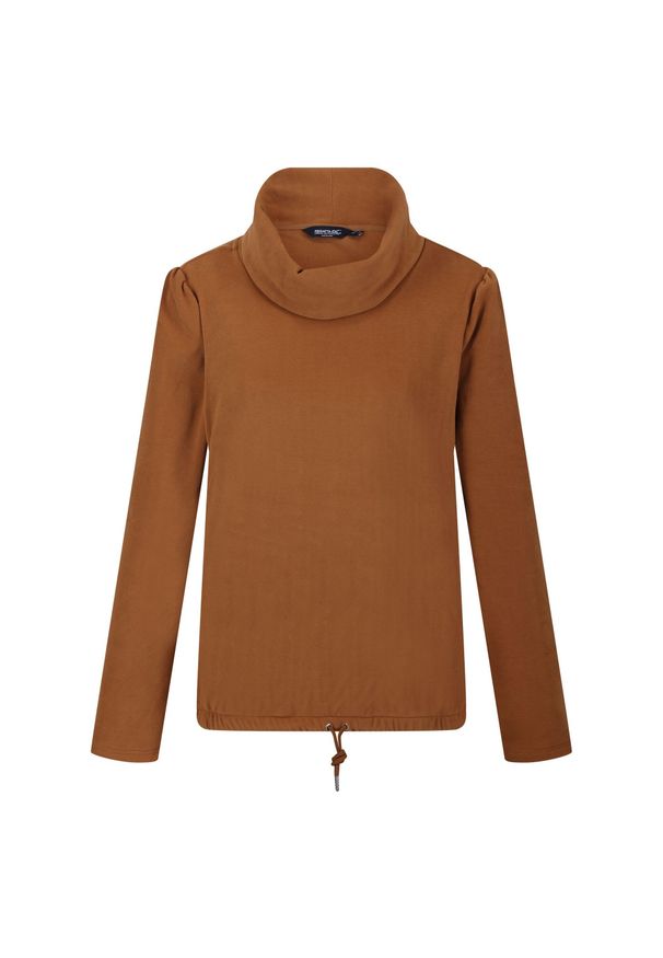 Regatta - Bluza Damska Adarae Fleece Roll Neck. Kolor: brązowy