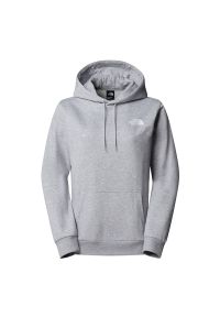 Bluza damska The North Face Simple Dome 0A89EYDYX1 - szara. Okazja: na co dzień. Typ kołnierza: kaptur. Kolor: szary. Materiał: poliester, bawełna. Styl: casual, sportowy, klasyczny #1
