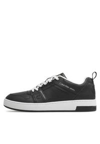 Calvin Klein Jeans Sneakersy Basket Cupsole R Lth-Tpu Insert YM0YM00575 Czarny. Kolor: czarny. Materiał: skóra