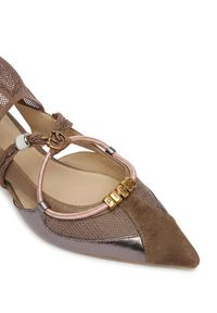 Pinko - PINKO Czółenka Gianira 30 SD0547 P003 Brązowy. Kolor: brązowy. Materiał: skóra #4