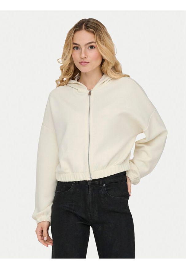 only - ONLY Bluza Scarlett 15346449 Écru Regular Fit. Materiał: syntetyk