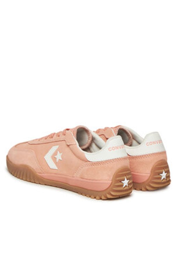 Converse Sneakersy Run Star Trainer A11506C Pomarańczowy. Kolor: pomarańczowy. Materiał: zamsz, skóra. Sport: bieganie