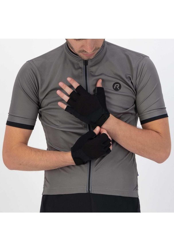 ROGELLI - Rękawiczki rowerowe męskie Rogelli Essential. Kolor: czarny. Sport: kolarstwo
