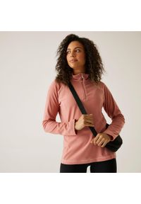 Regatta - Damski lekki polar turystyczny Montes z zamkiem błyskawicznym do połowy. Kolor: różowy. Materiał: polar #1
