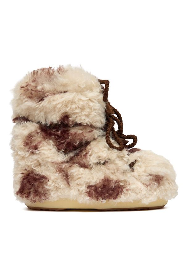 Moon Boot Śniegowce 80D1409690 Écru. Materiał: materiał