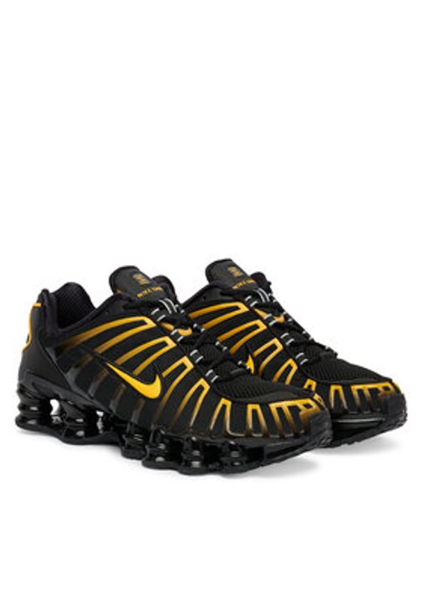 Nike Sneakersy Shox TL AV3595 013 Czarny. Kolor: czarny. Materiał: materiał
