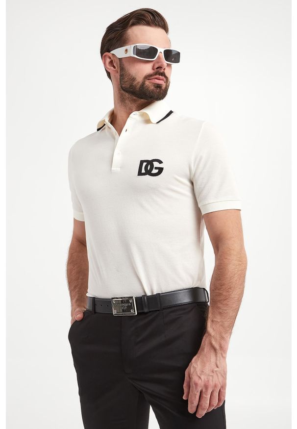 Dolce & Gabbana - Polo męskie DOLCE & GABBANA. Typ kołnierza: polo