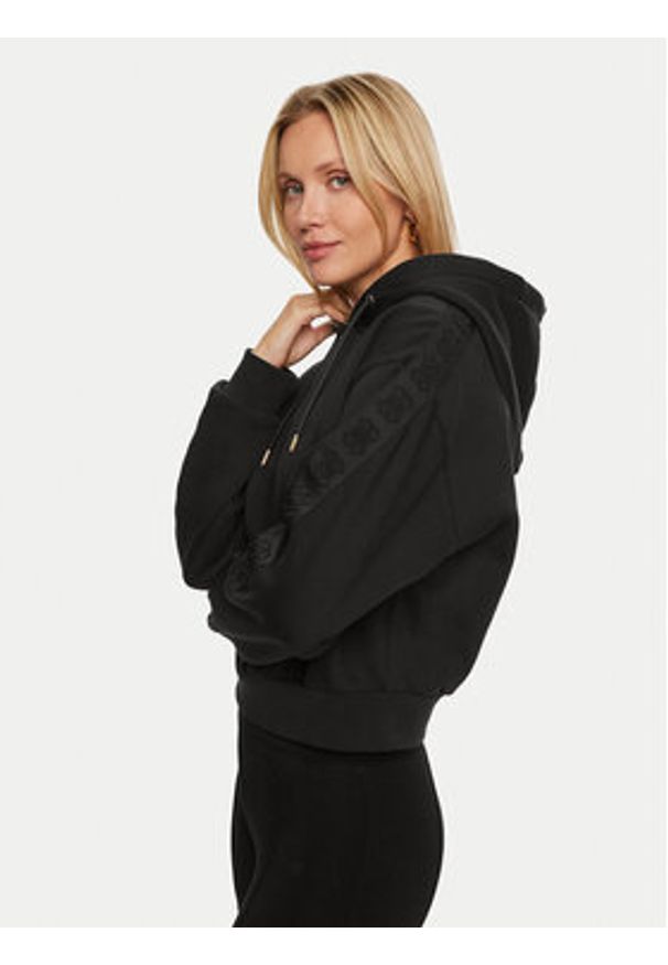 Guess Bluza Stacie V4BQ00 KC5O0 Czarny Regular Fit. Kolor: czarny. Materiał: bawełna