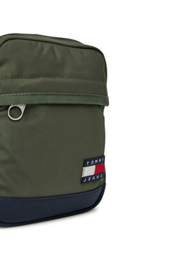 Tommy Jeans Saszetka Tjm Ess Daily Reporter AM0AM13389 Zielony. Kolor: zielony. Materiał: materiał
