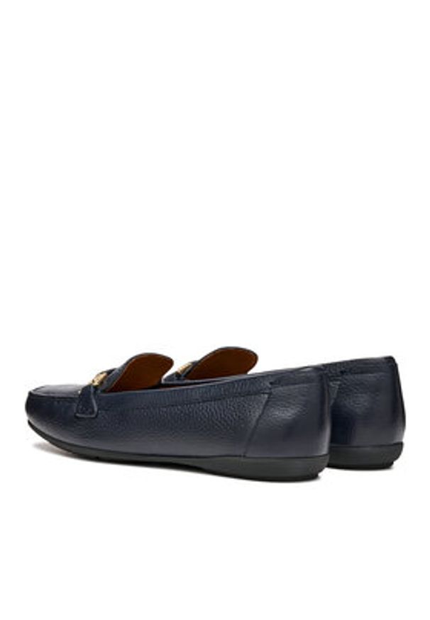 Geox Mokasyny D Annytah Moc B D56BMB-00046 C4692 Granatowy. Kolor: niebieski. Materiał: skóra