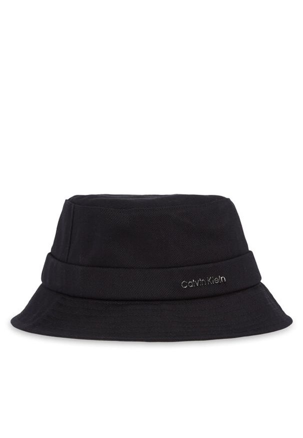 Calvin Klein Kapelusz Back Tie Bucket K60K613161 Czarny. Kolor: czarny. Materiał: materiał, bawełna